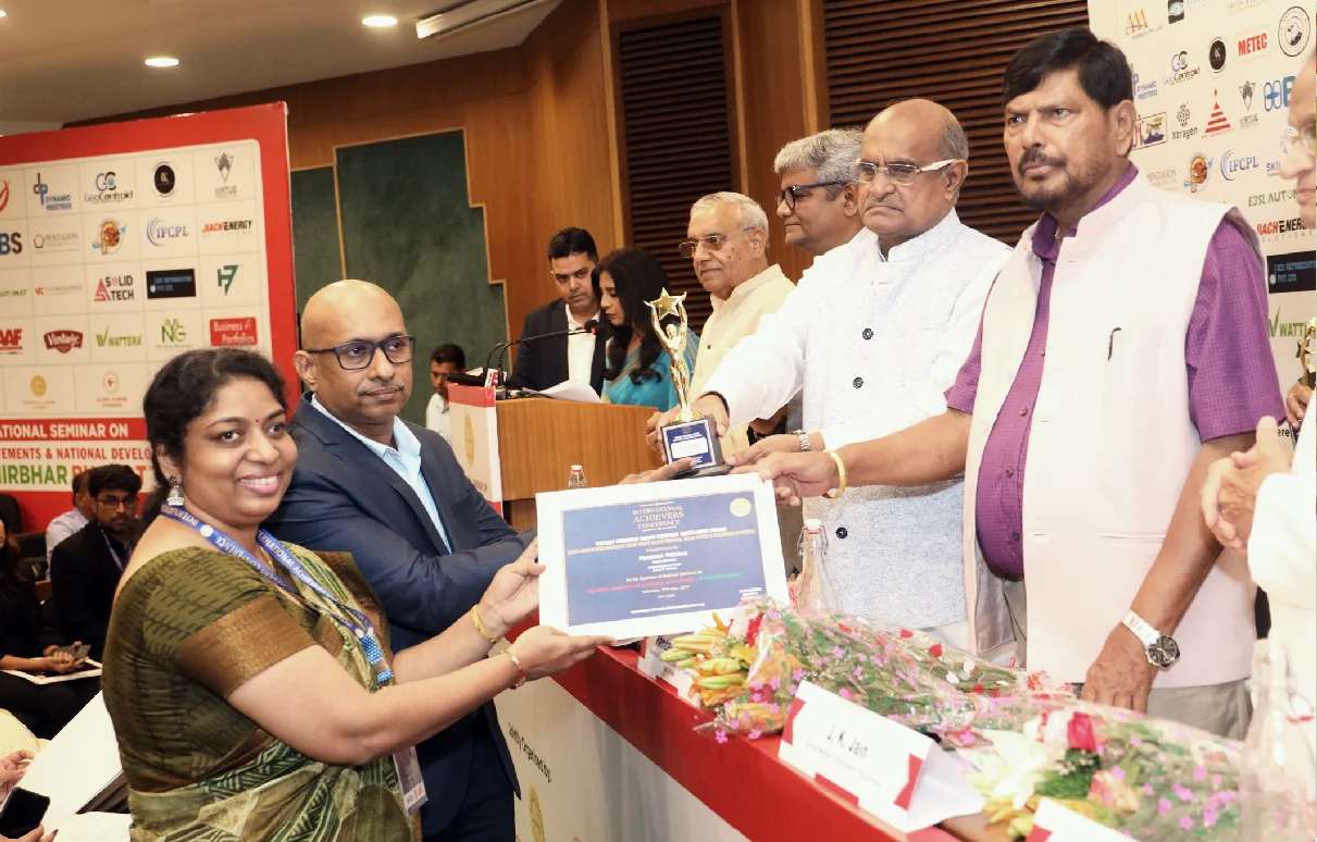 Individual Achievements & National Development - Atmanirbhar Bharat award